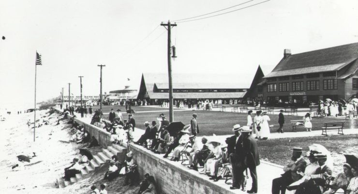 The Virginia Beach Boardwalk as it appeared in 1912