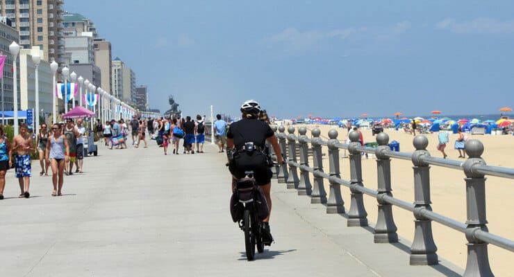 Security is always present on the boardwalk to ensure visitors are having a fun, safe and relaxing vacation