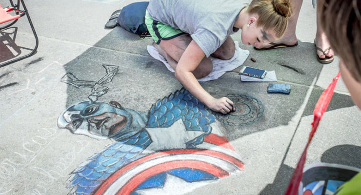 Chalk the Walk ARTsplosion in Virginia Beach is a hit with kids and adults