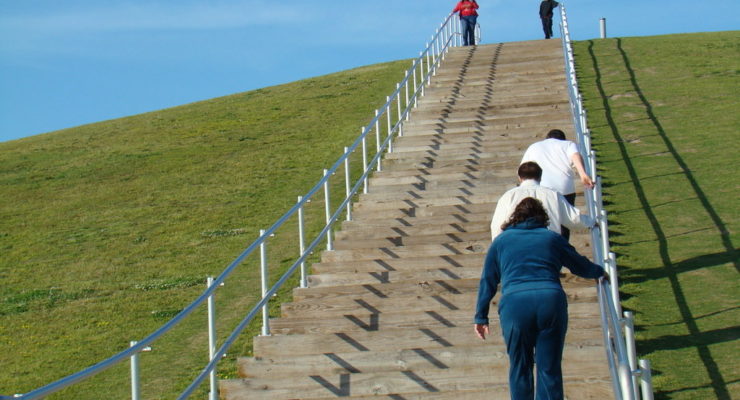 mt trashmore stairs