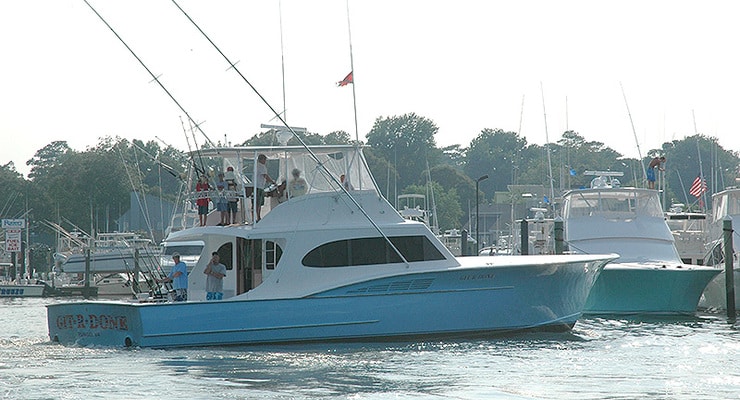 Git R Done Sports fishign leaves from Rudee inlet and you can have them take you out and catch fish all day!