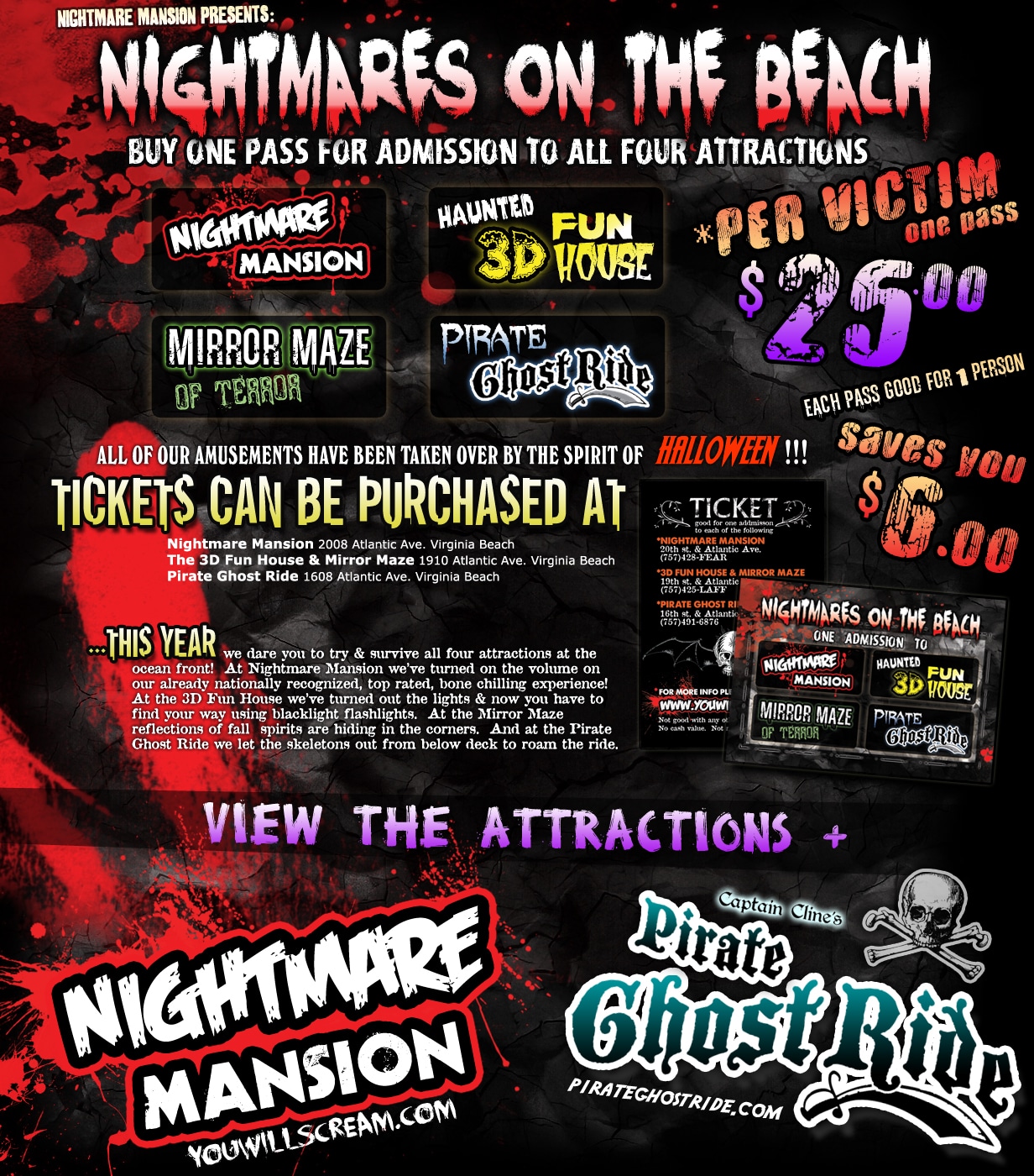 Nightmare Mansion Haunted House Event Virginia Beach, VA