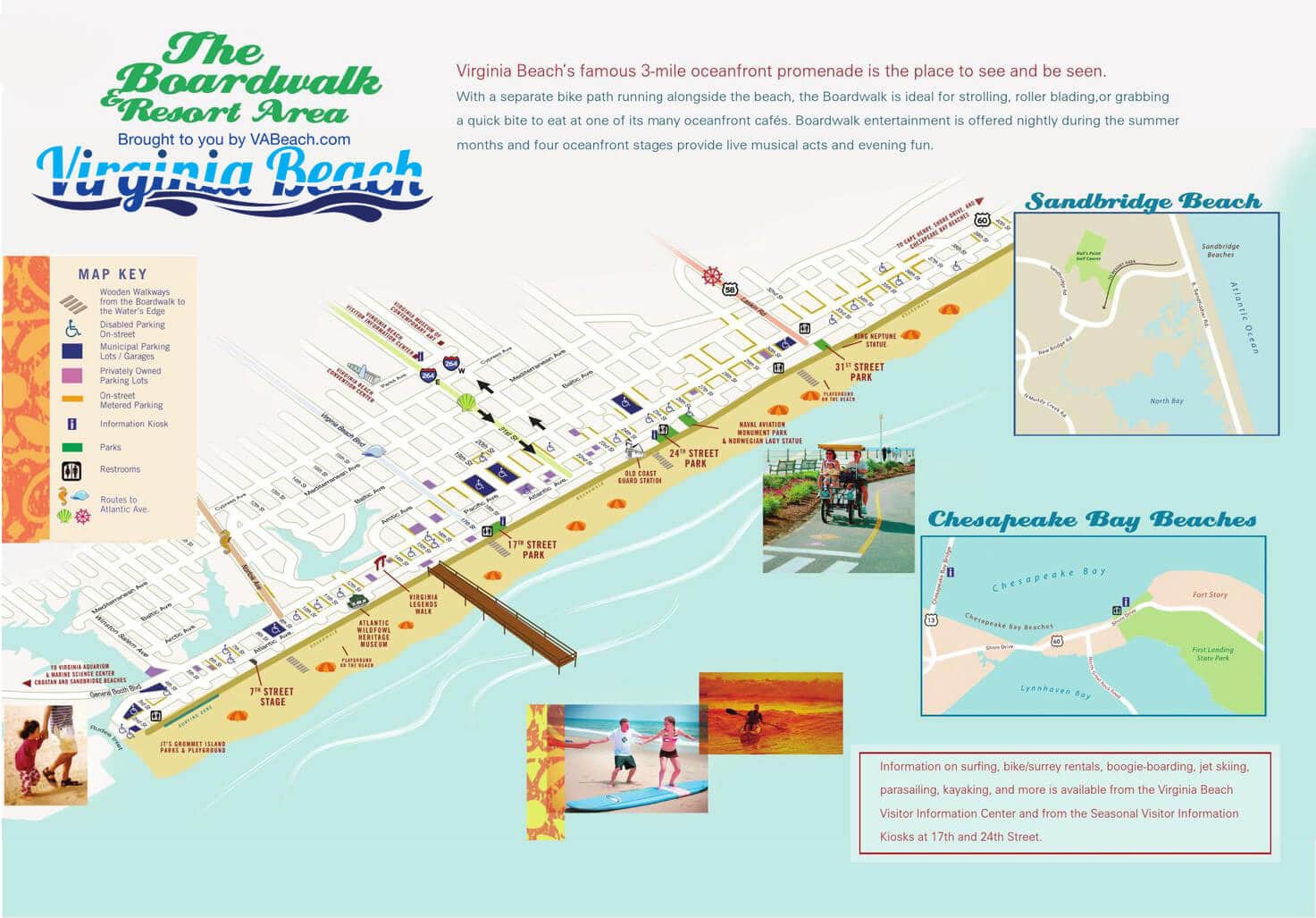 Map Of Virginia Beach Va Virginia Beach Vacation Guide