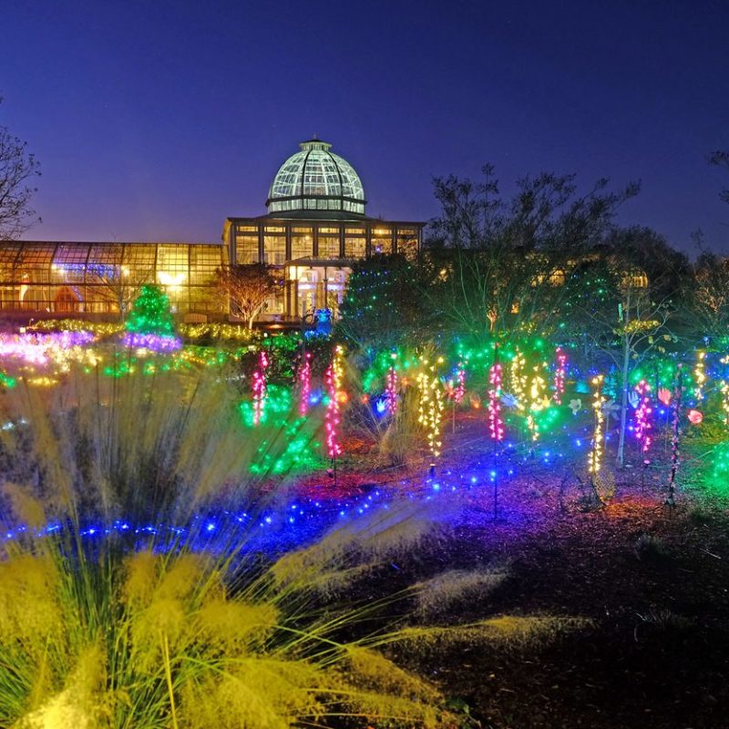 Botanical Gardens Garden of Lights Event Virginia Beach, VA