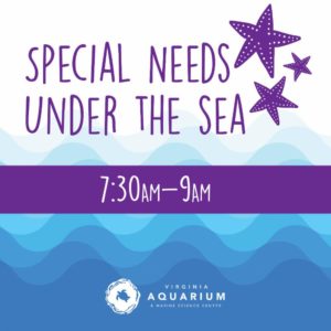 Special Needs Under the Sea Special Needs Event at Virginia Aquarium