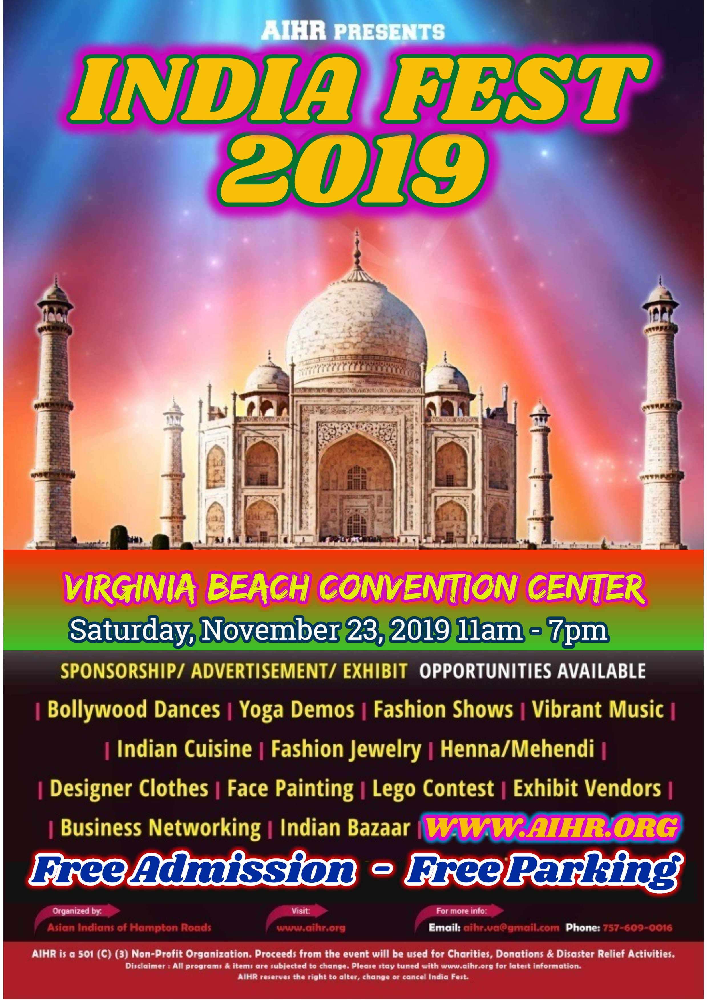 India Fest Event Virginia Beach, VA