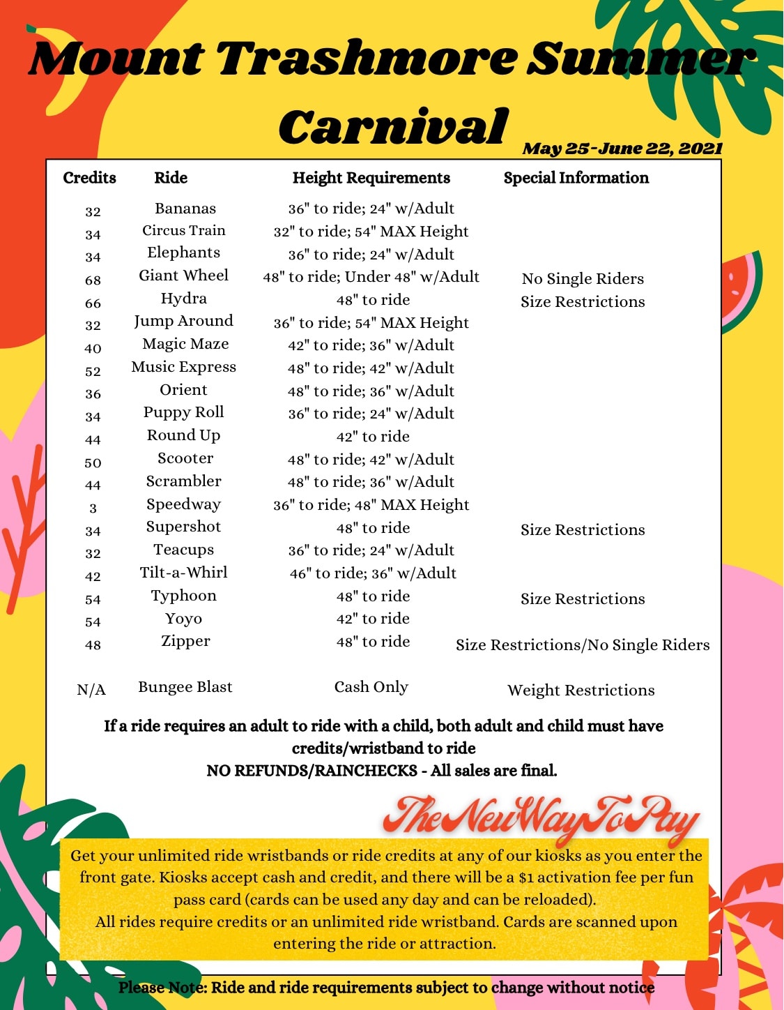 MT TRASHMORE SUMMER CARNIVAL Event Virginia Beach, VA
